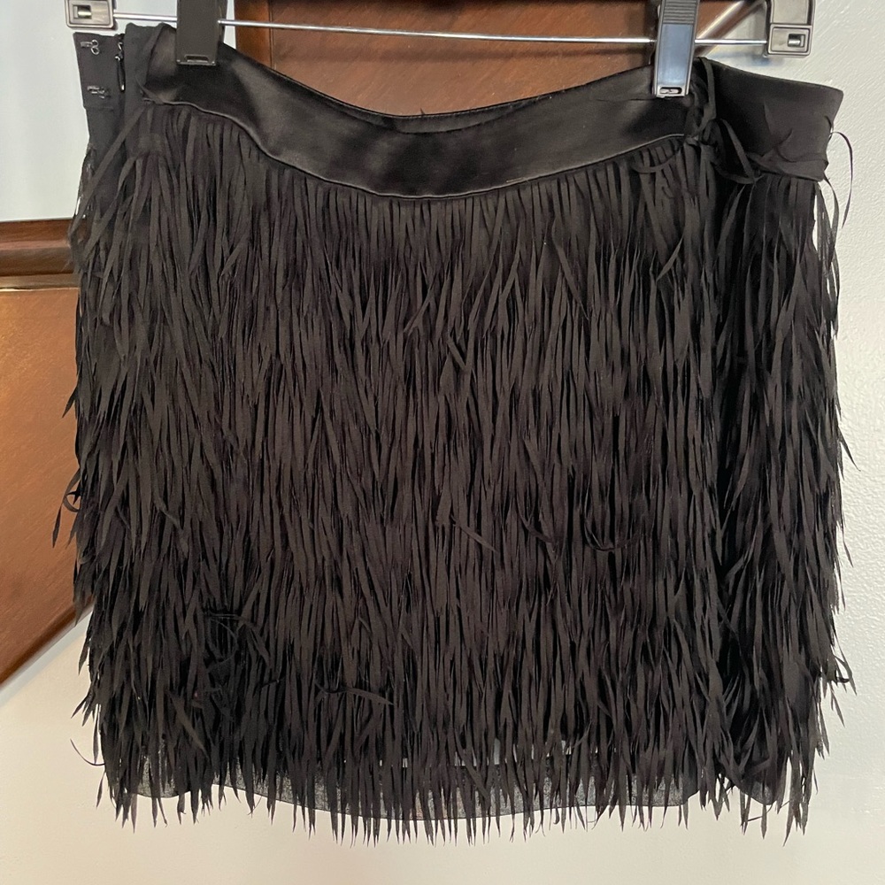 Express fringe mini skirt size 4 nwt